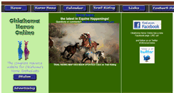 Desktop Screenshot of oklahomahorseonline.com
